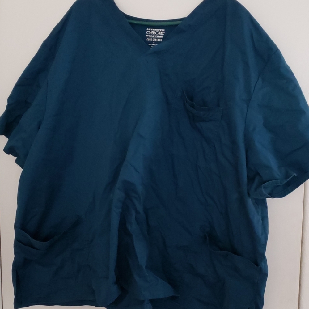 Blue Scrub Top